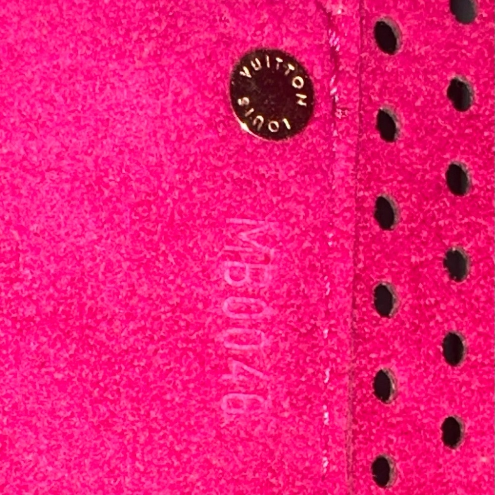 Louis Vuitton Speedy 30 Fuchsia Limited monogram perforated bag purse - Picture 12 of 13